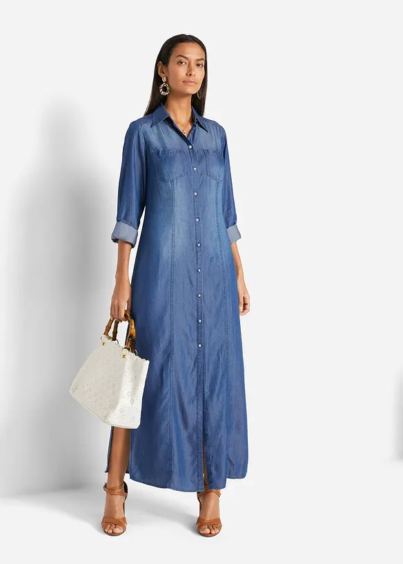 Robe-chemise en TENCEL&trade; Lyocell, bonprix