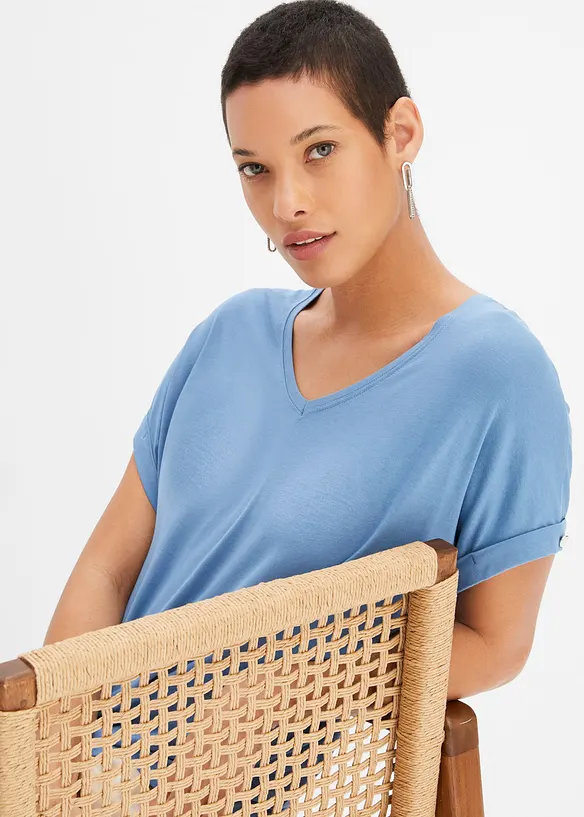 T-shirt en viscose fluide, bonprix