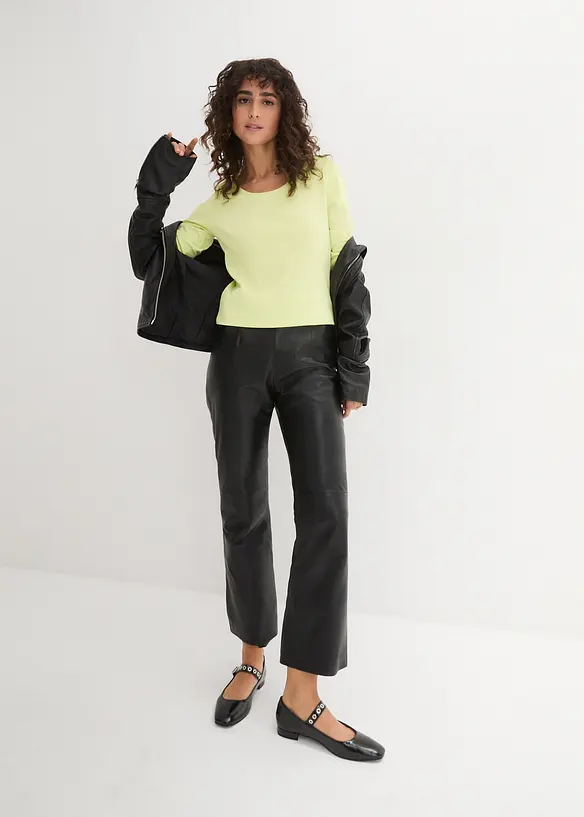 T-shirt manches longues 100% coton, bonprix