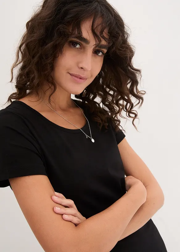 Robe en jersey coton extensible, bonprix