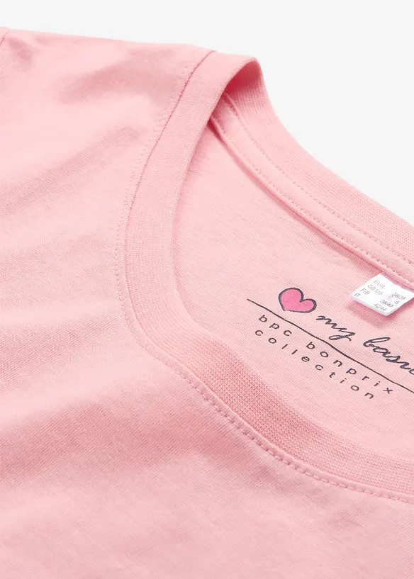 Lot de 5 T-shirts col rond, bonprix