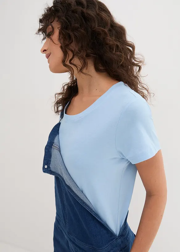 Lot de 5 T-shirts col rond, bonprix