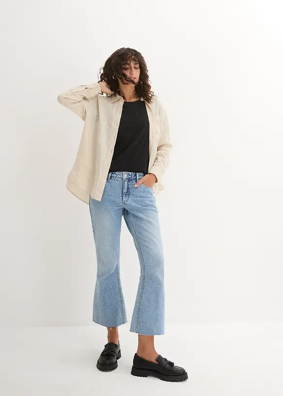 Lot de 5 T-shirts col rond, bonprix