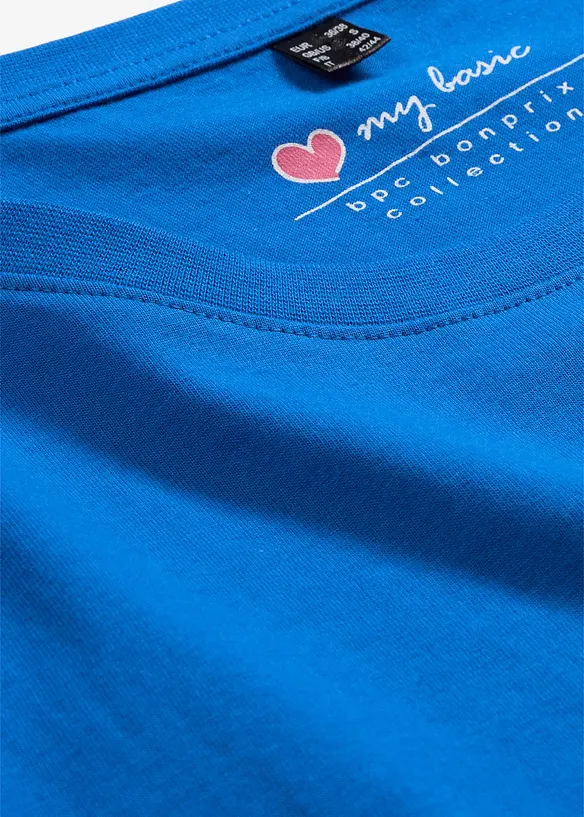 Lot de 5 T-shirts col rond, bonprix