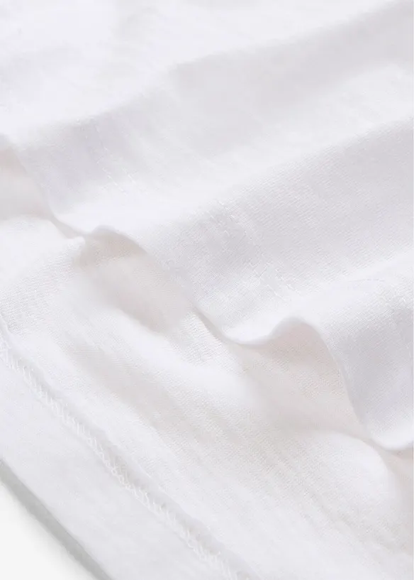 T-shirt long et boxy &agrave; manches courtes, bonprix