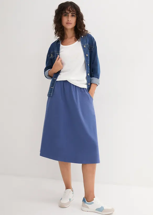 Lot de 5 débardeurs longs 100% coton, bonprix