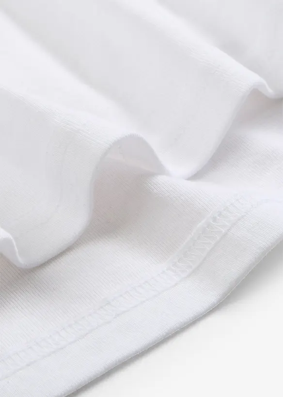 Lot de 3 tops &agrave; bretelles spaghetti 100% coton, bonprix