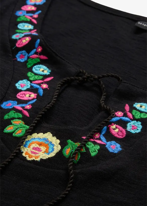 Robe en jersey coton flammé, bonprix