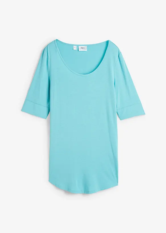 T-shirt long et doux en viscose, bonprix