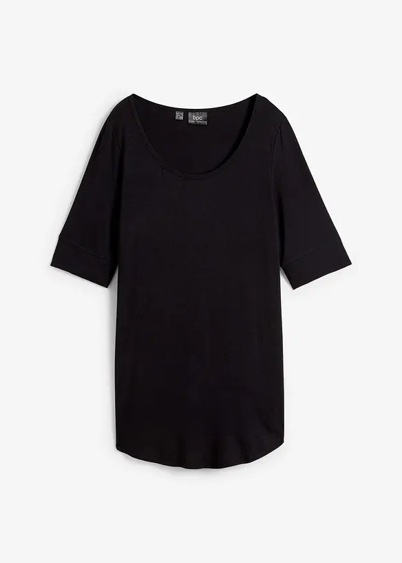 T-shirt long et doux en viscose, bonprix