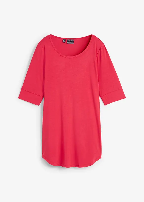 T-shirt long et doux en viscose, bonprix