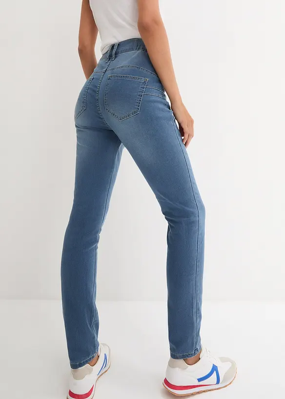 Jean slim taille haute, super extensible, bonprix