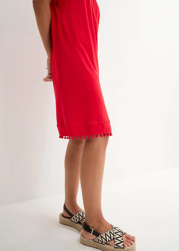 Robe à col Bardot en jersey 100% coton, bonprix