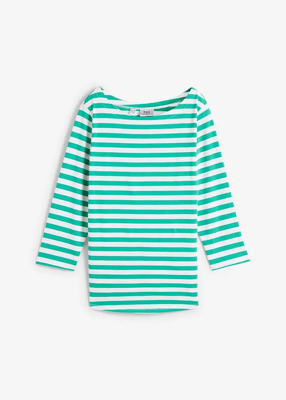 T-shirt &agrave; encolure bateau, bonprix