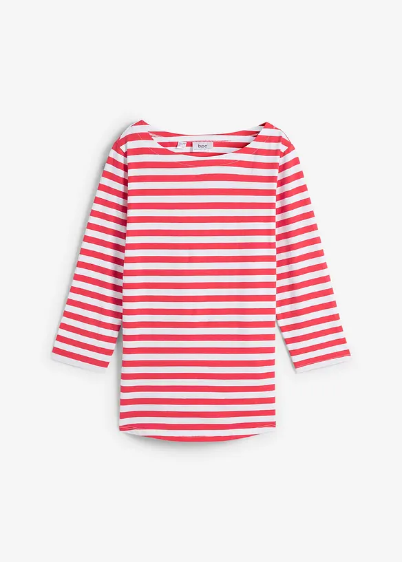 T-shirt &agrave; encolure bateau, bonprix