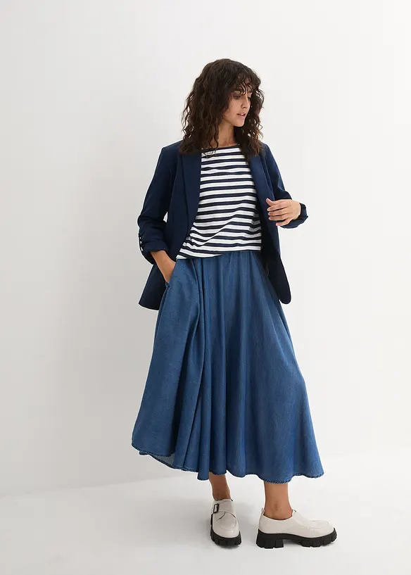 T-shirt à encolure bateau, bonprix