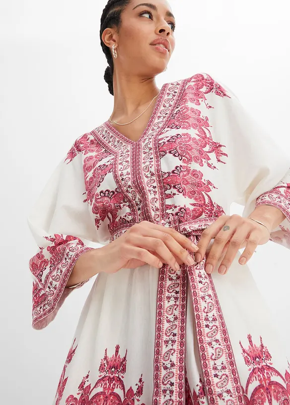 Combi short avec lin, bonprix