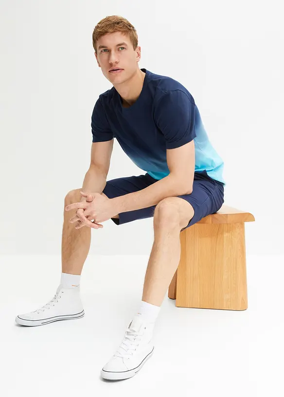 T-shirt et bermuda en molleton 100% coton (ens. 2 pces), bonprix