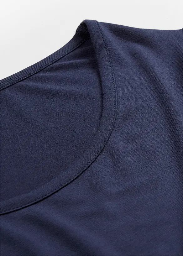 T-shirt long en viscose douce, bonprix