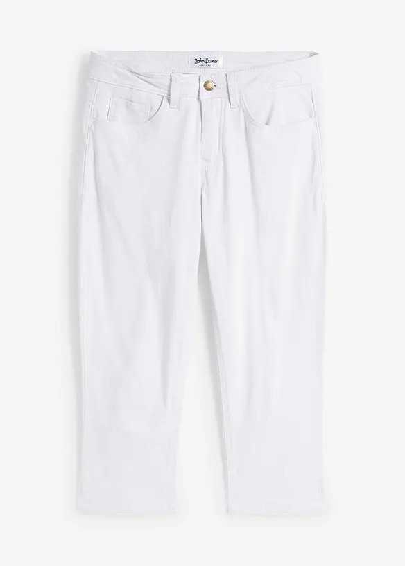 Jean slim taille mi-haute, raccourci, bonprix