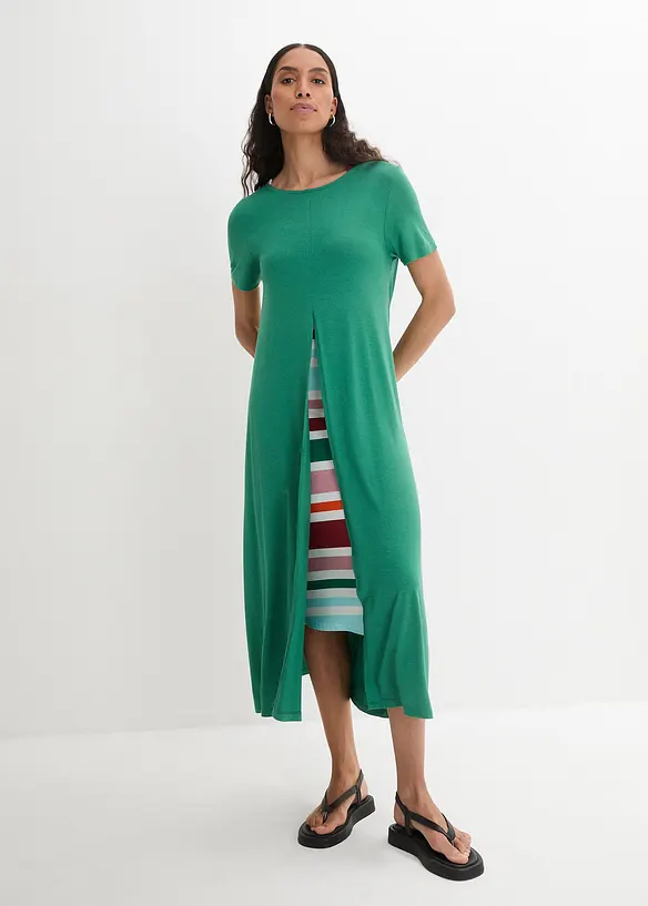 Robe en jersey viscose extensible, bonprix