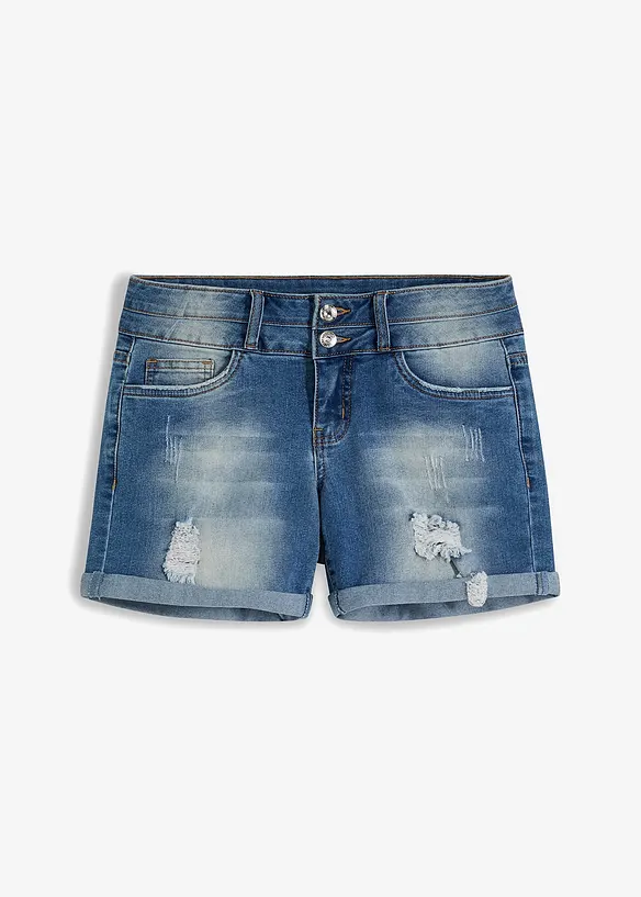Short en jean taille mi-haute, bonprix