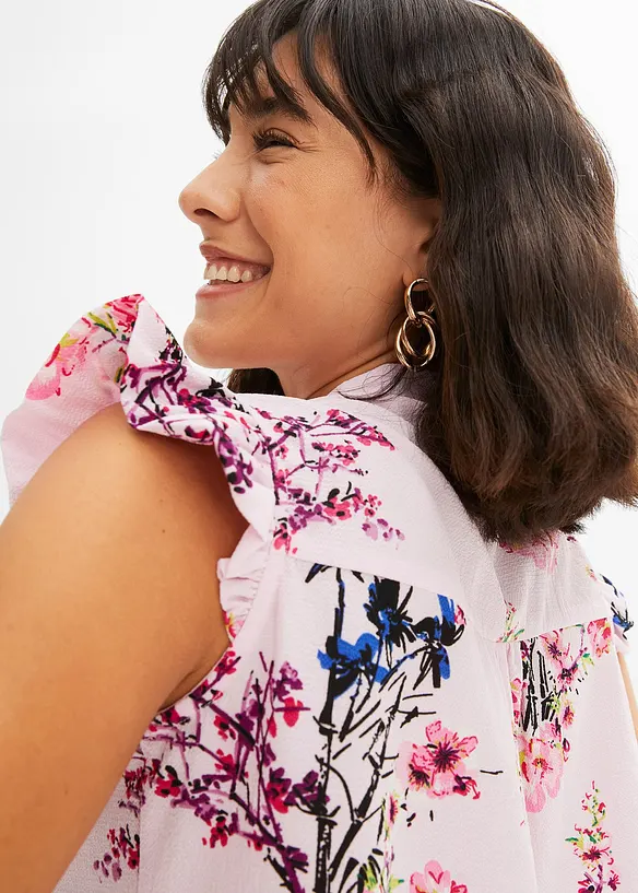 Blouse à col lavallière, bonprix