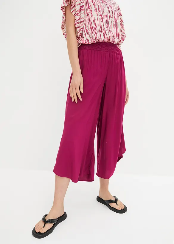 Jupe-culotte longueur mollet en viscose, bonprix