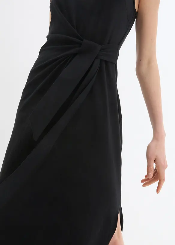 Robe longue à nouer sur le côté, bonprix