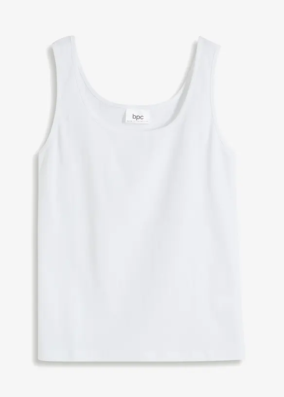 Top côtelé 100% coton, bonprix