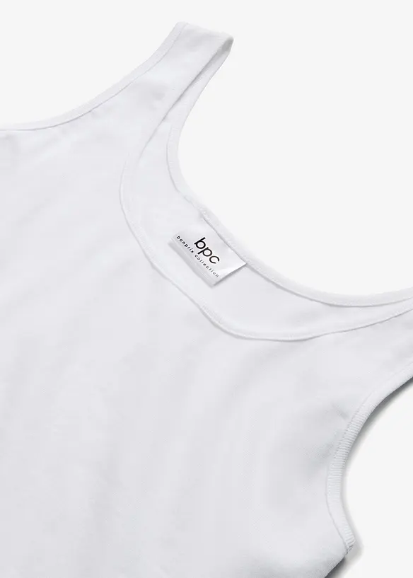 Top côtelé 100% coton, bonprix