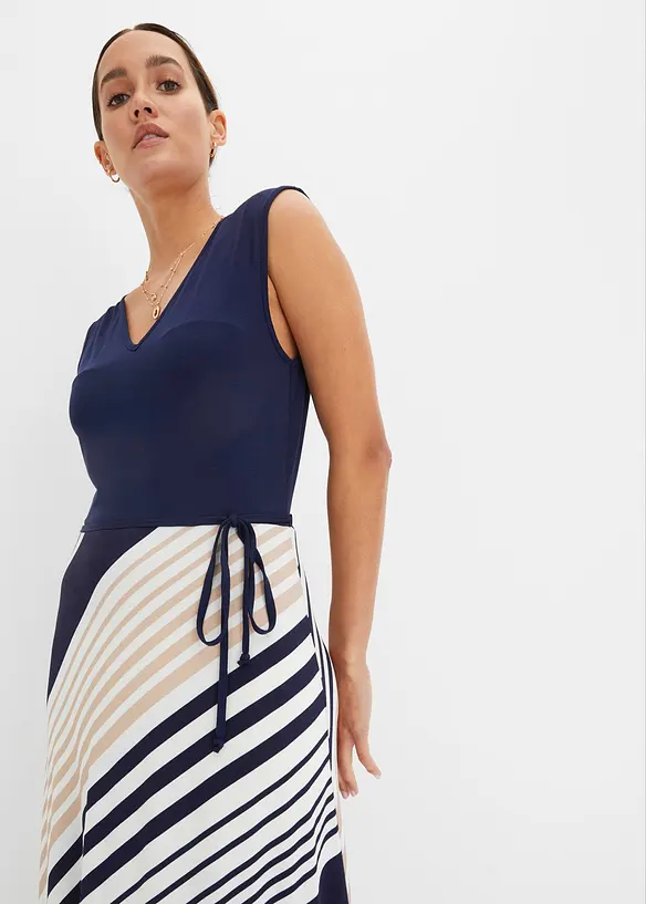 Robe longue en viscose extensible, bonprix