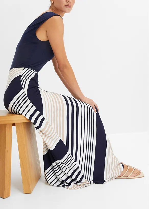 Robe longue en viscose extensible, bonprix