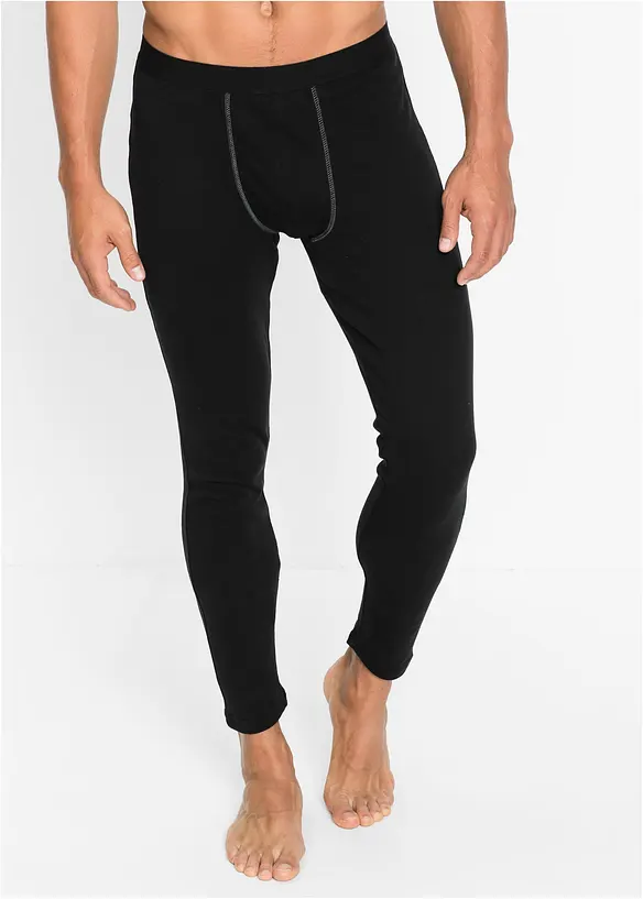 Caleçon long en coton côtelé, bonprix