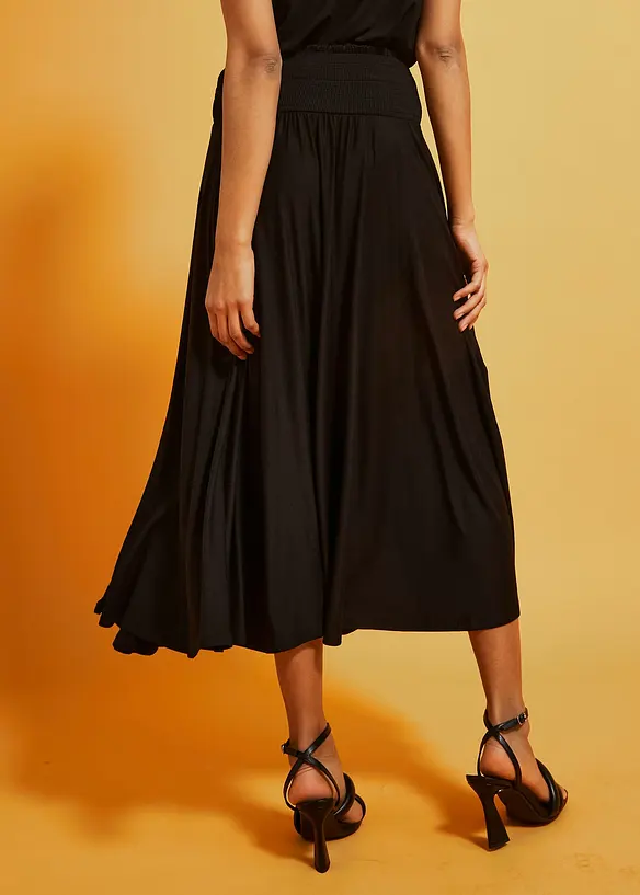 Jupe fluide en jersey viscose, bonprix