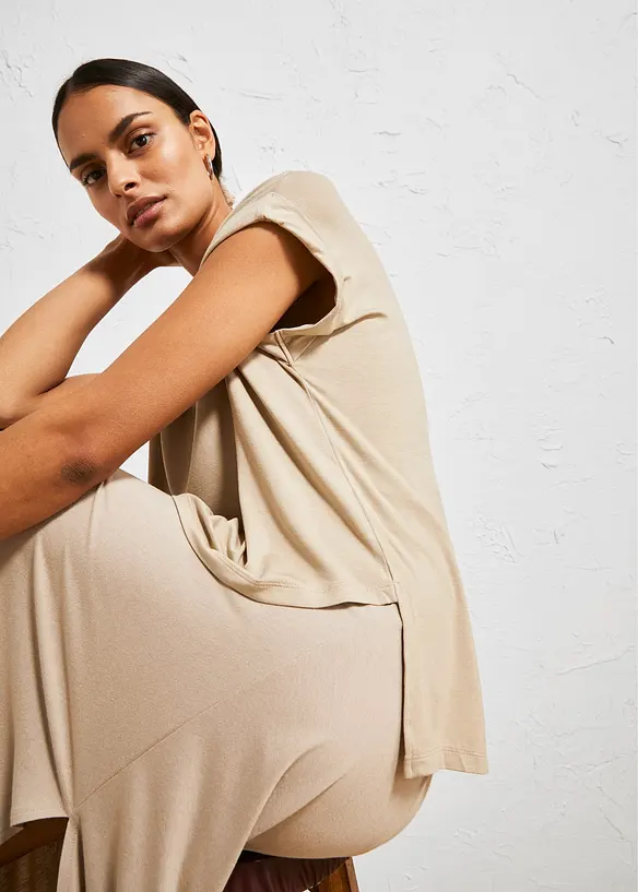 T-shirt oversize en viscose fluide, bonprix