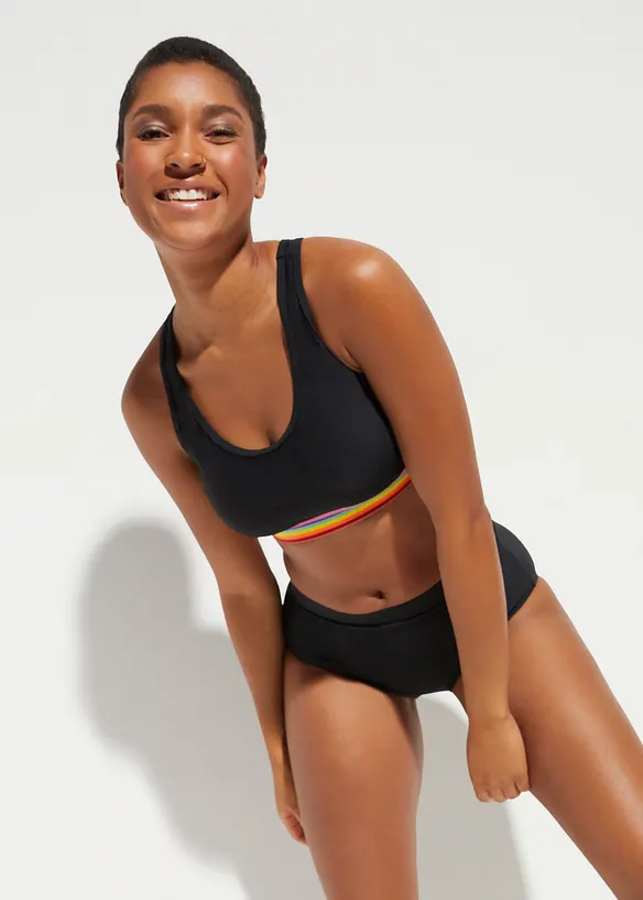 Haut de maillot brassi&egrave;re, maintien l&eacute;ger, bonprix