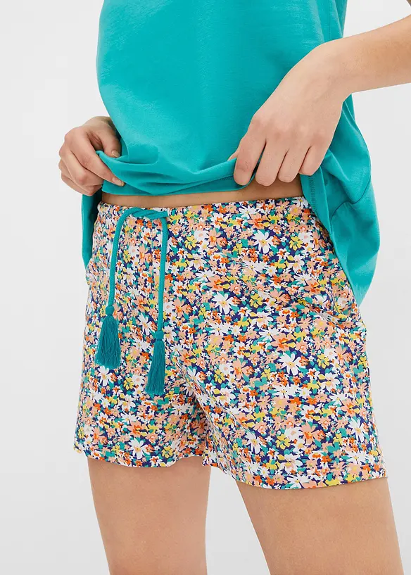 Pyjashort avec biais en dentelle, bonprix