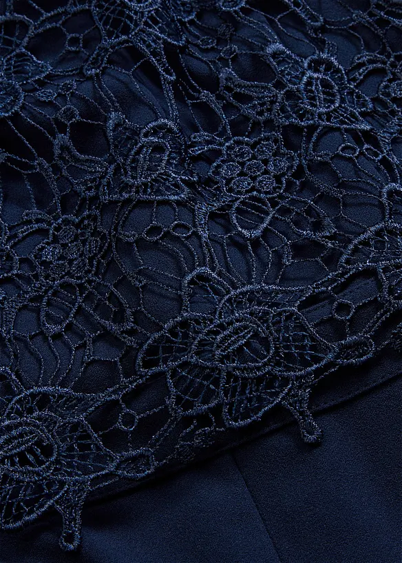 Combinaison douce en matière néoprène avec dentelle, bonprix