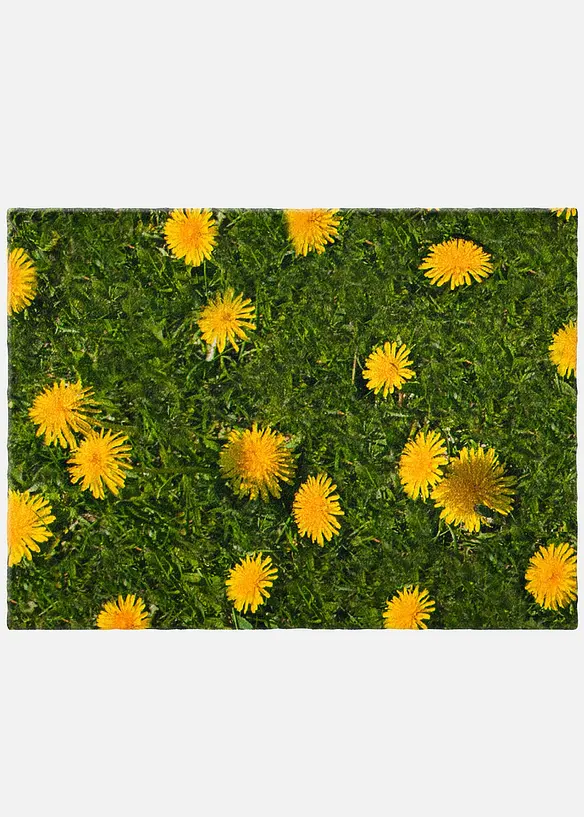 Tapis de protection imprim&eacute; pissenlit, bonprix