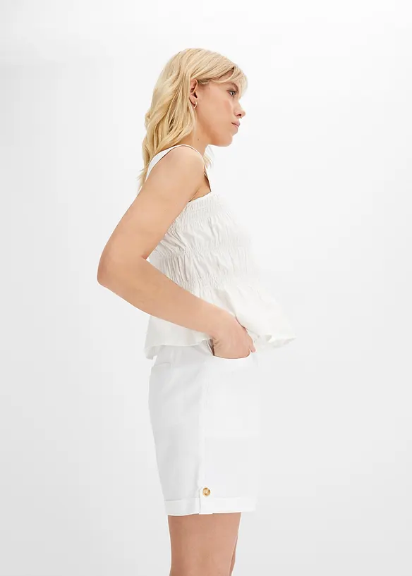 Bermuda coton avec taille élastiquée, bonprix