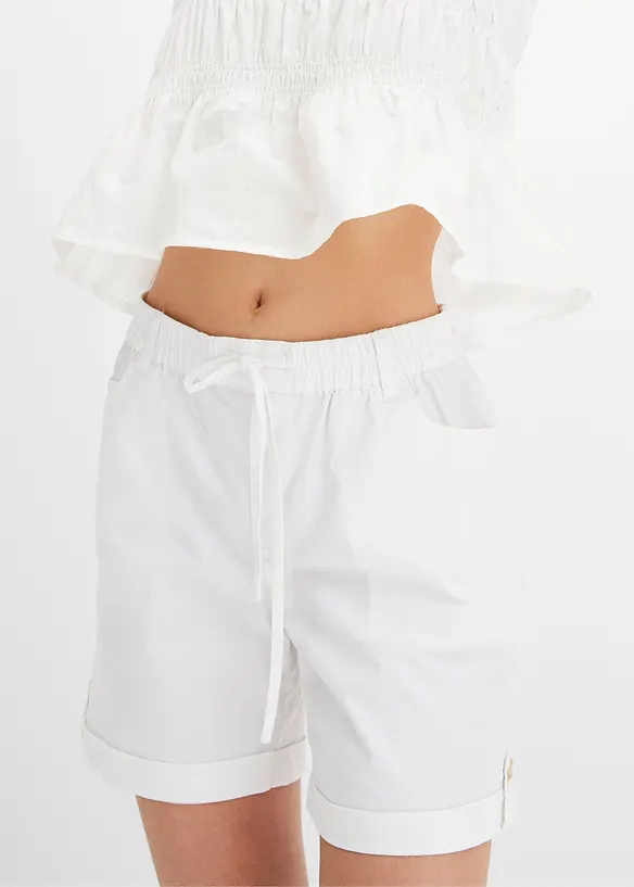 Bermuda coton avec taille élastiquée, bonprix