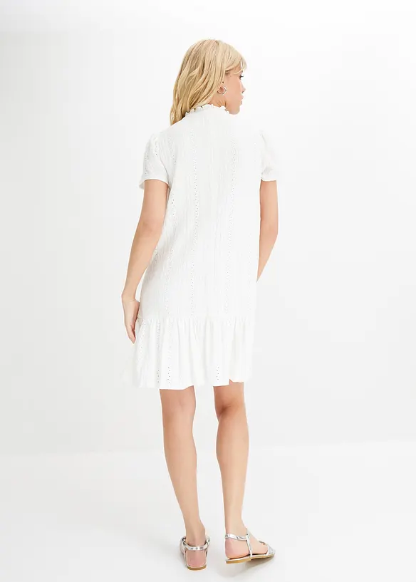 Robe en jersey à dentelle, bonprix