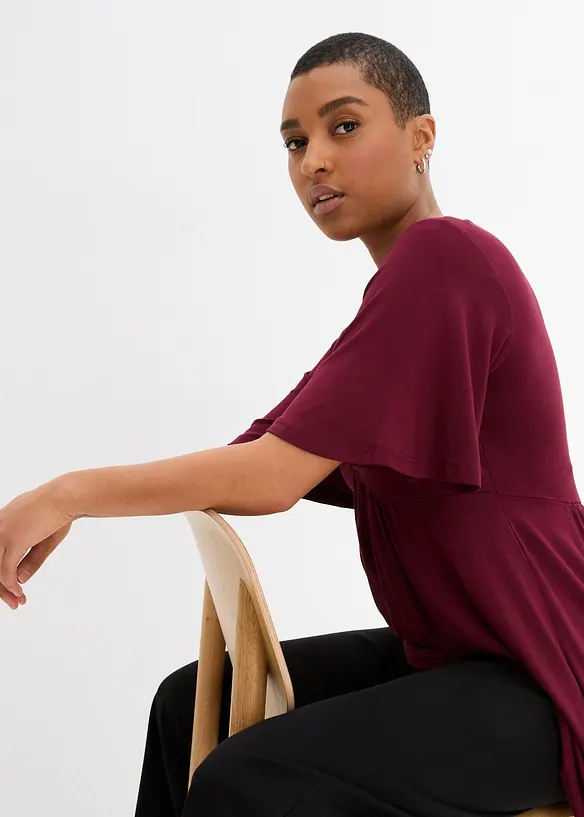 T-shirt coupe trapèze, bonprix