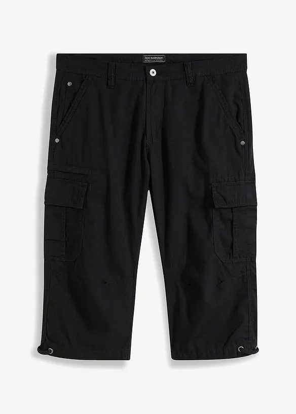 Bermuda long poches cargo regular 100% coton, bonprix