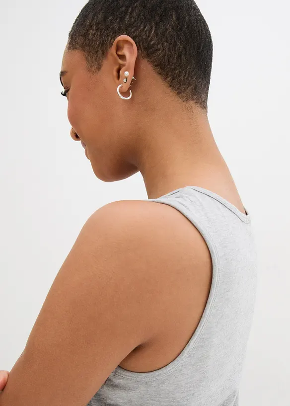 Lot de 2 longs débardeurs, bonprix