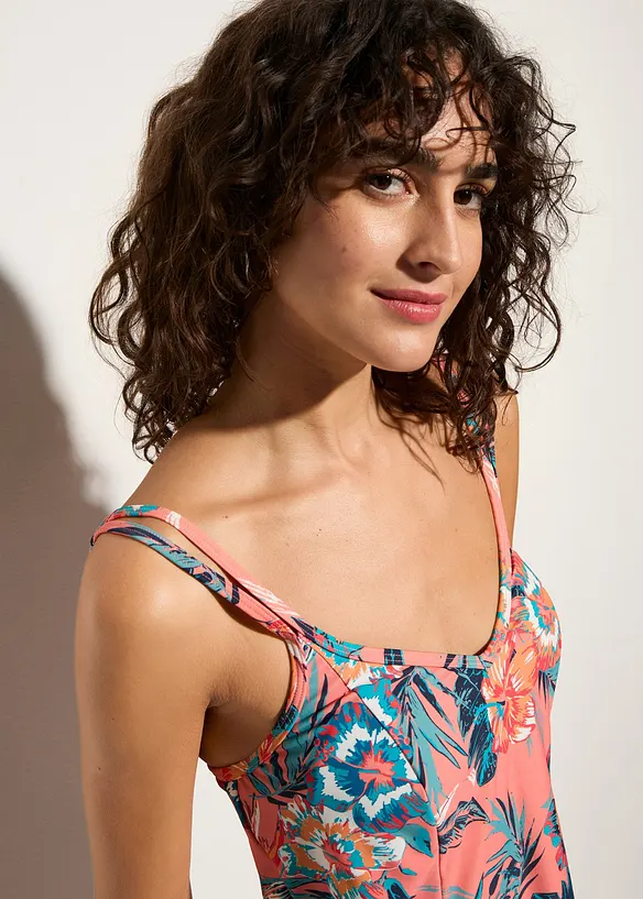 Tankini (ens. 2 pces) à décolleté en V, bonprix