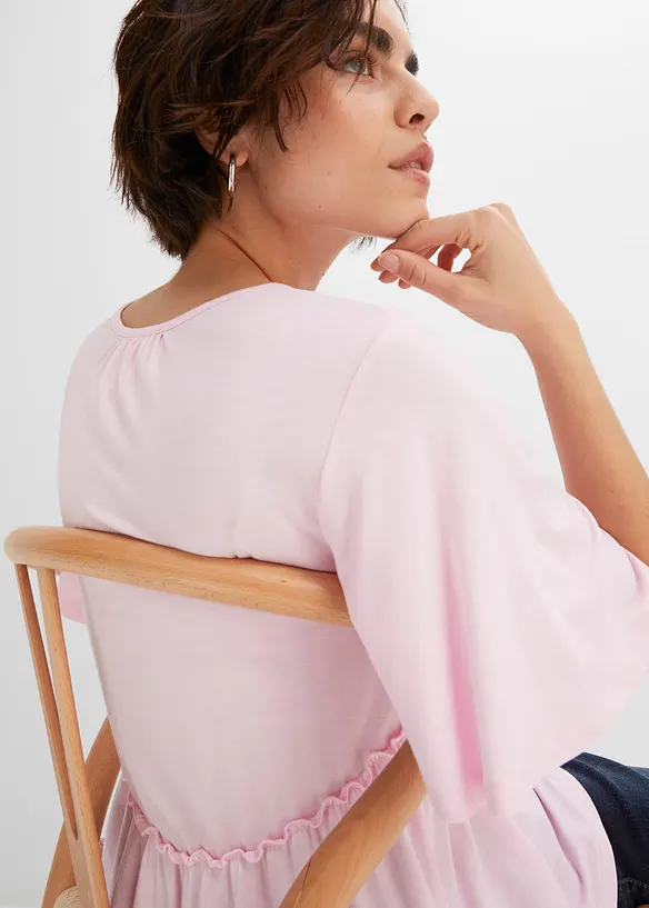 T-shirt boh&egrave;me &agrave; dentelle, BODYFLIRT