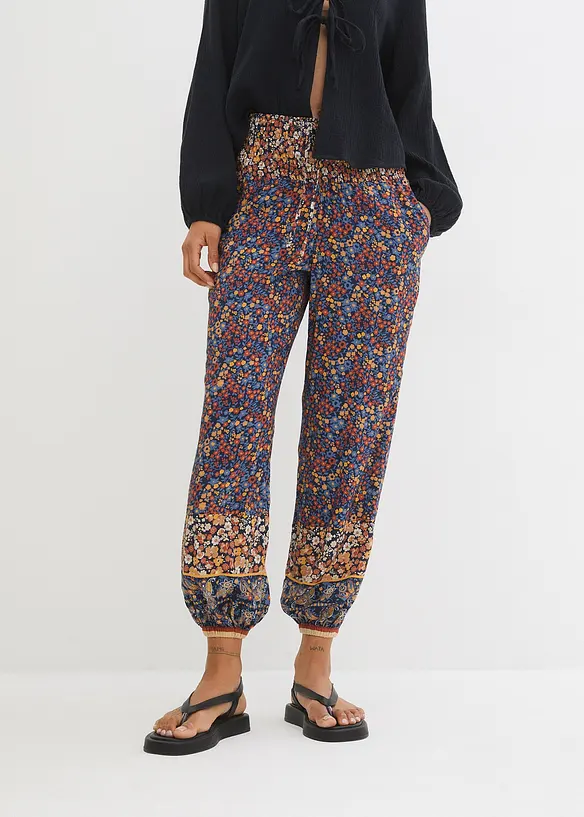 Pantalon jogger en viscose fluide, bonprix