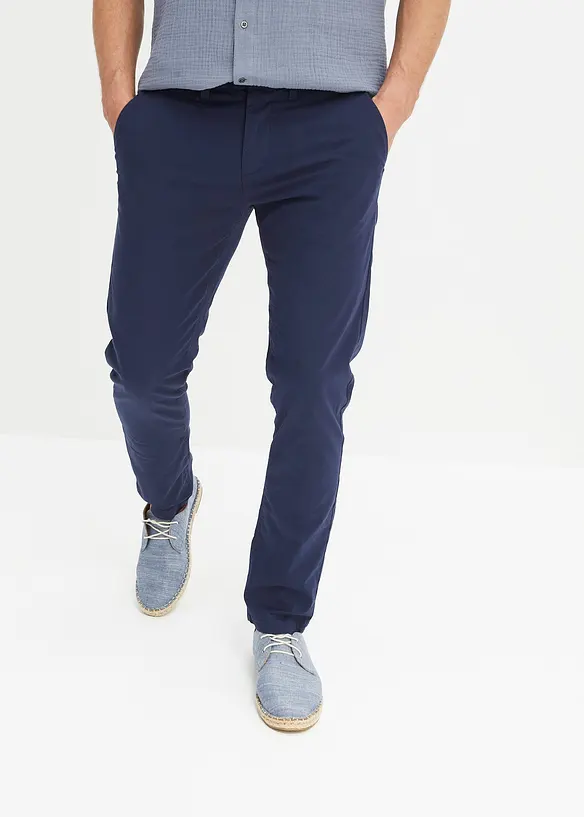 Pantalon chino léger et extensible, regular, bonprix